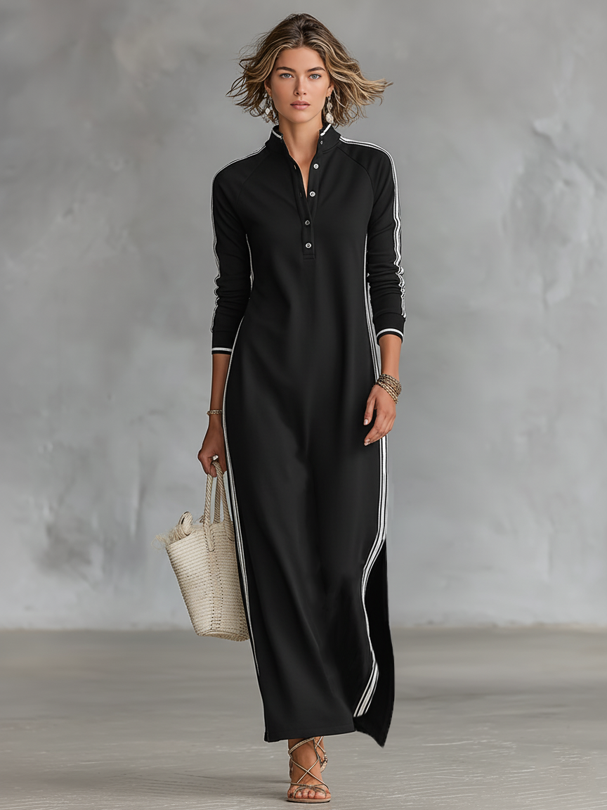 Lucía | Vestido maxi tipo sudadera