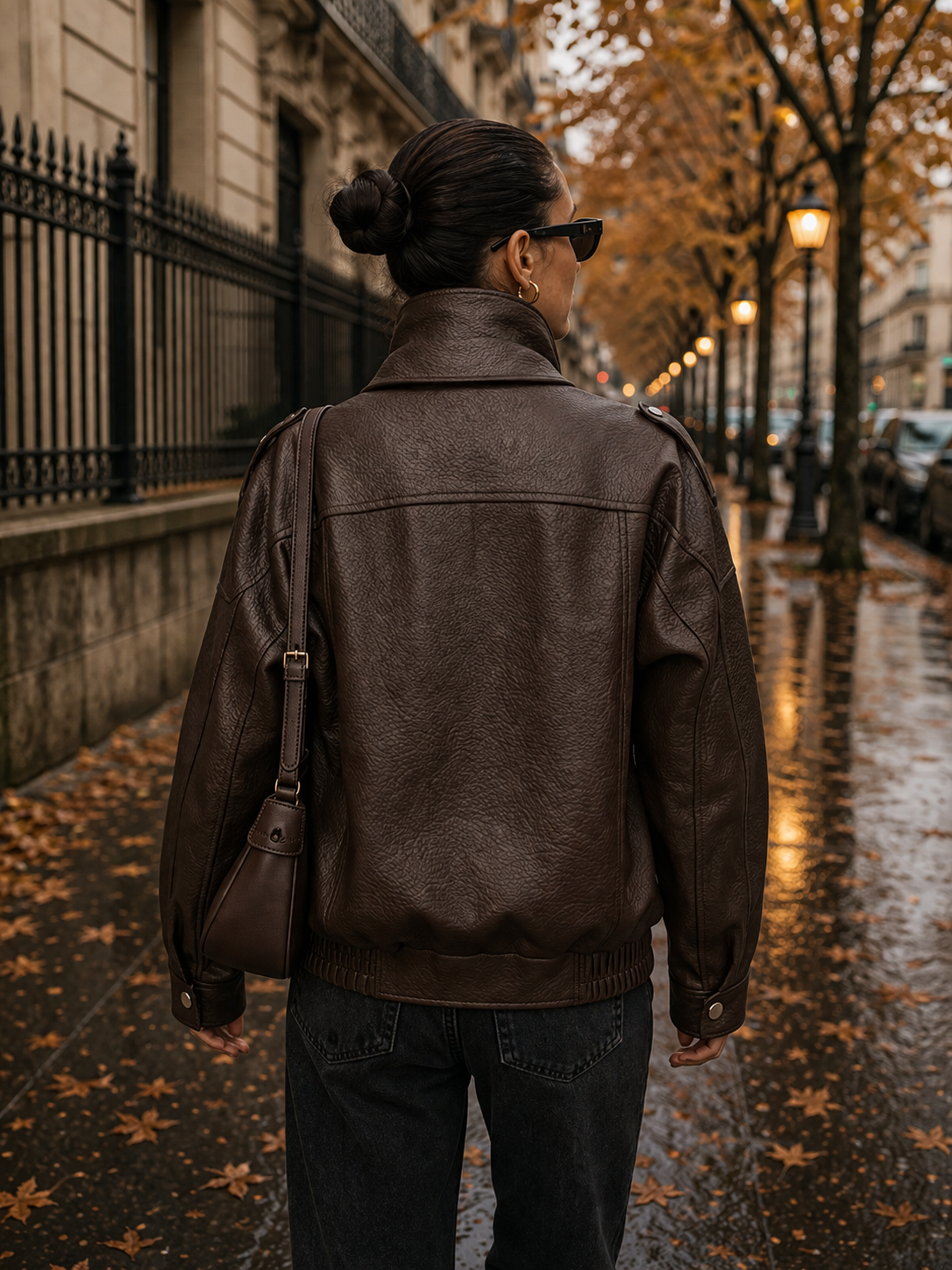 Lorena | Chaqueta efecto piel