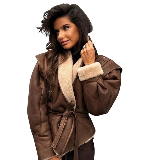 Emma | Chaqueta con efecto pelo
