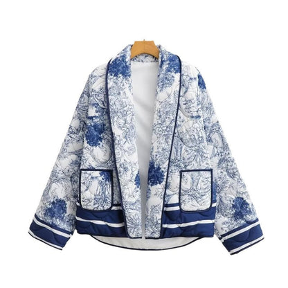 Carla | Chaqueta acolchada estampada