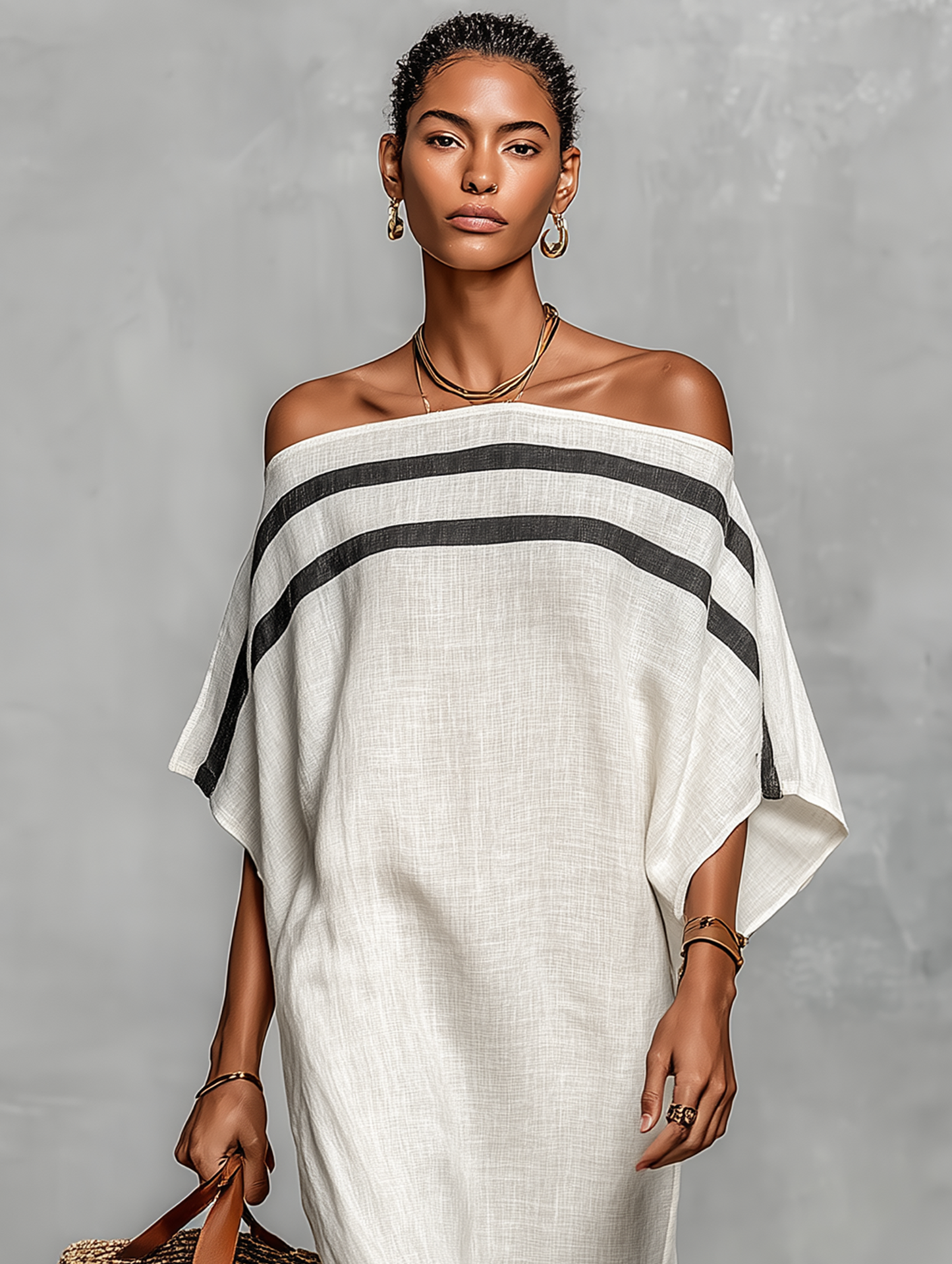 Clara ❘ Vestido maxi minimalista
