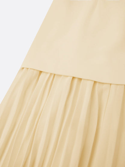 Cristina | Vestido largo plisado de diseño