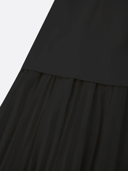 Cristina | Vestido largo plisado de diseño