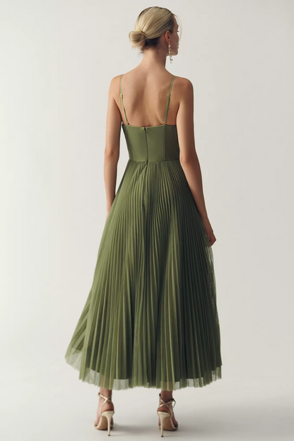Beatriz | Vestido midi con corsé