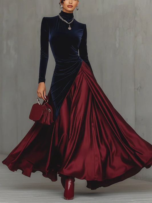 Claudia ❘ Vestido largo bicolor