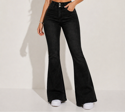Valeria | Jeans elásticos efecto denim de tiro alto