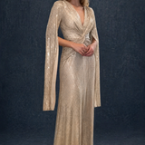 Lucía | Vestido maxi elegante con brillo