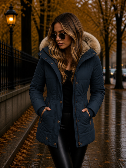 Susana | Abrigo de invierno con forro de piel