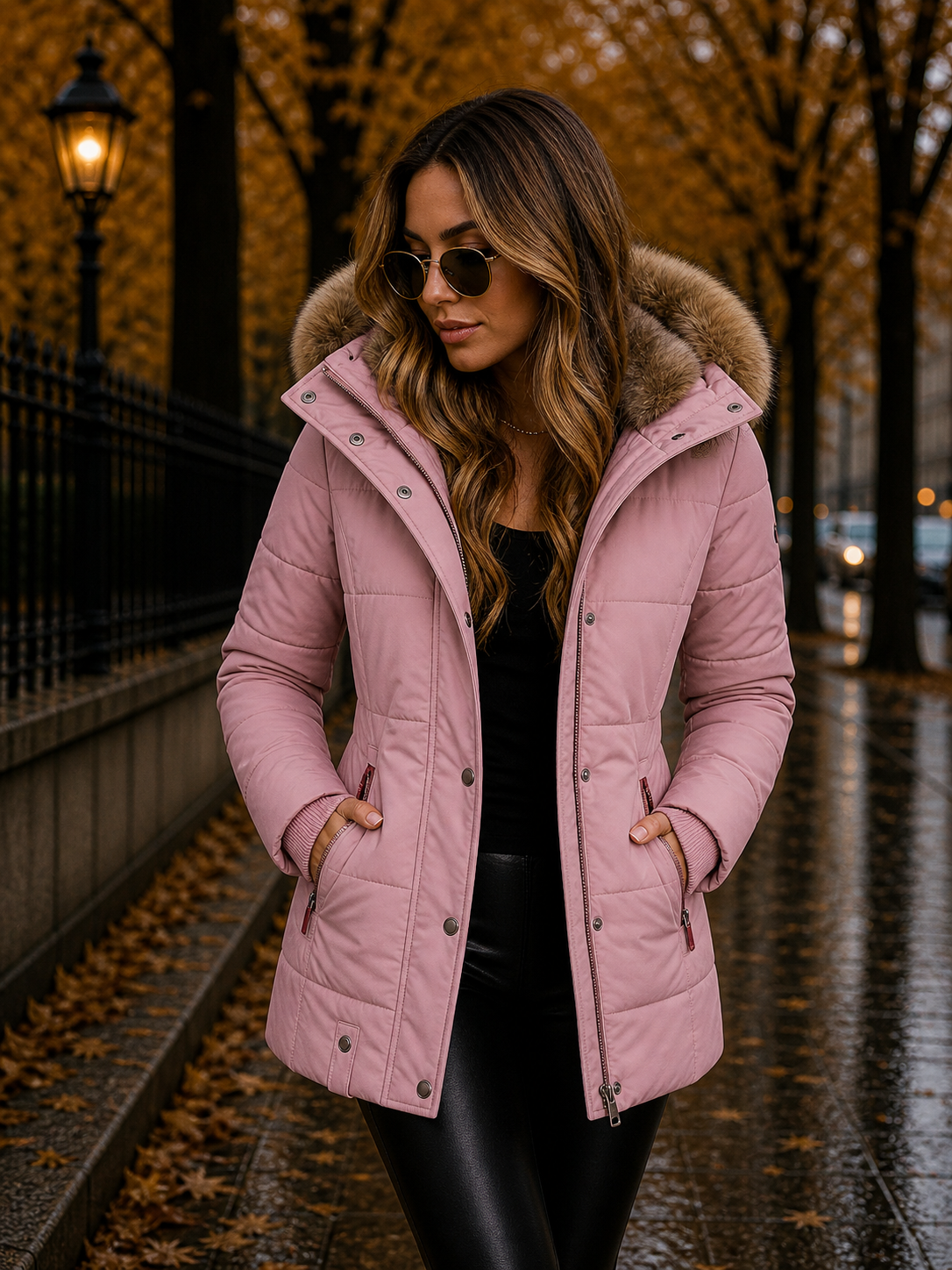 Susana | Abrigo de invierno con forro de piel