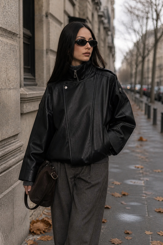 Soraya | Chaqueta efecto piel