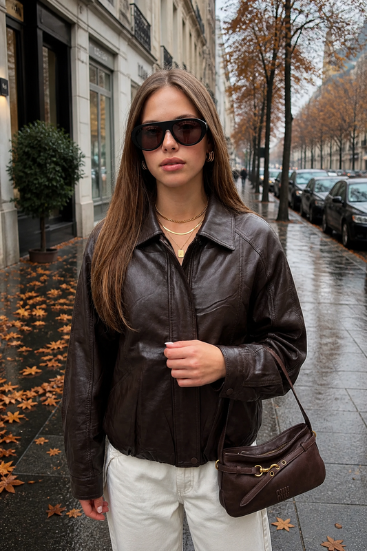 Valeria | Chaqueta Blaze efecto piel