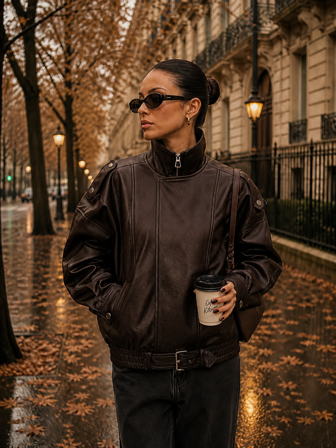 Lorena | Chaqueta efecto piel