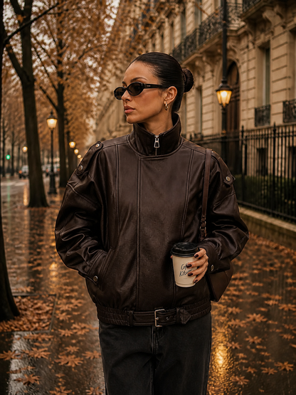 Lorena | Chaqueta efecto piel