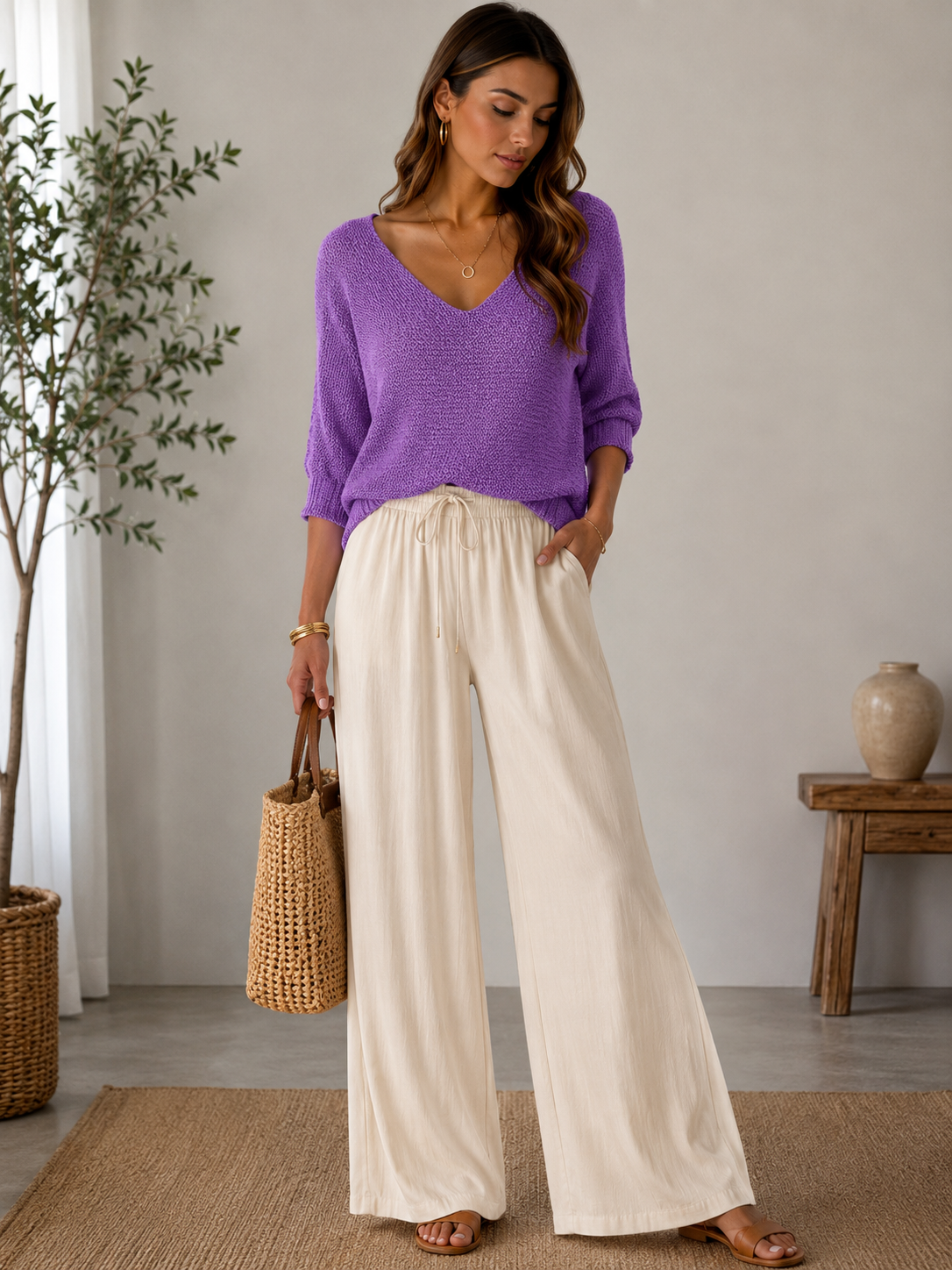 Clara | Jersey de punto oversize para mujer