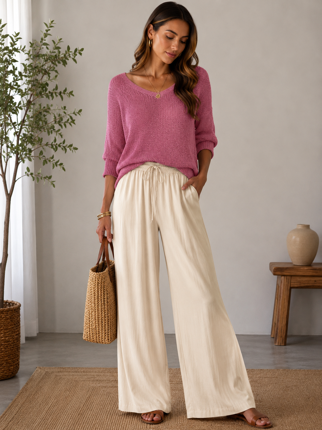 Clara | Jersey de punto oversize para mujer