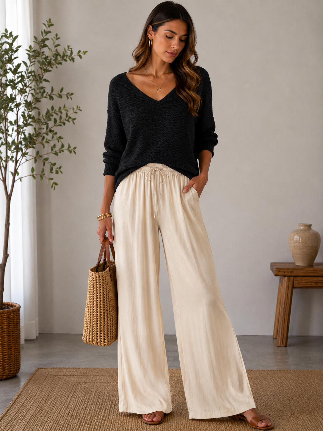 Clara | Jersey de punto oversize para mujer