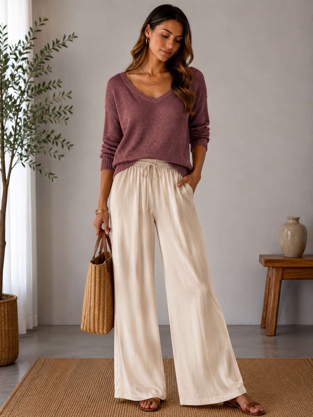 Clara | Jersey de punto oversize para mujer