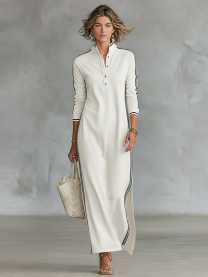 Lucía | Vestido maxi tipo sudadera