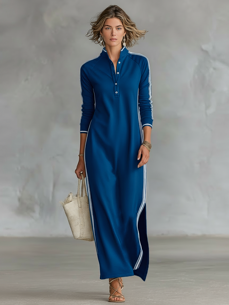 Lucía | Vestido maxi tipo sudadera