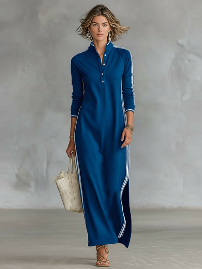 Lucía | Vestido maxi tipo sudadera