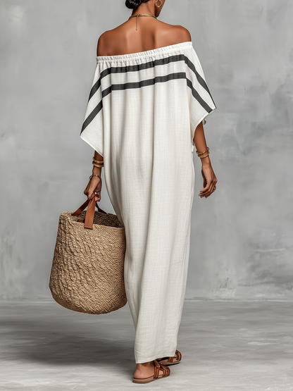 Clara ❘ Vestido maxi minimalista