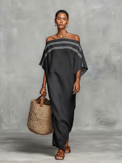 Clara ❘ Vestido maxi minimalista