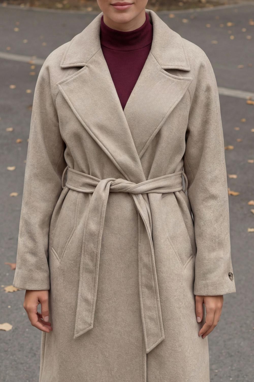 Leire | Abrigo oversized cinturón