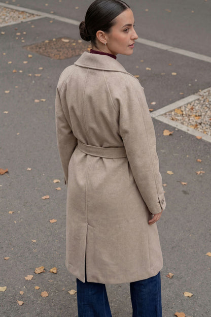 Leire | Abrigo oversized cinturón