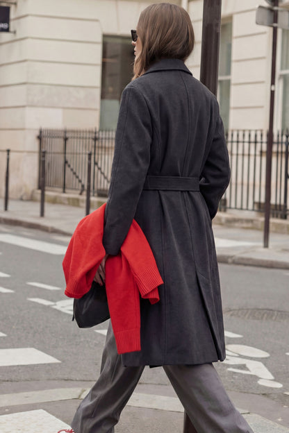 Lara | Abrigo oversized cinturón