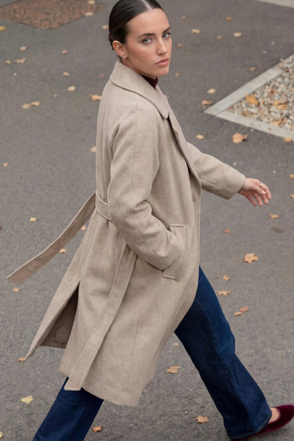 Leire | Abrigo oversized cinturón