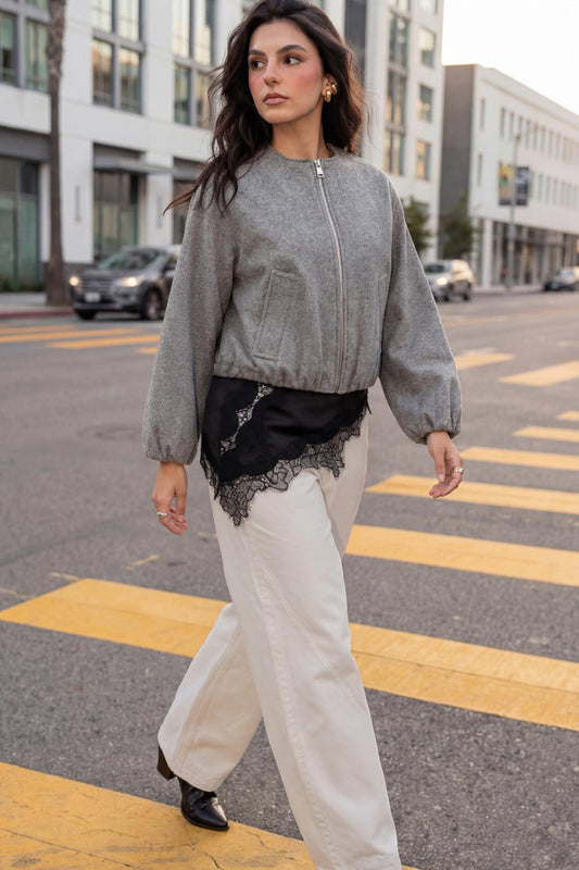 Noelia | Chaqueta  bomber bolsillos