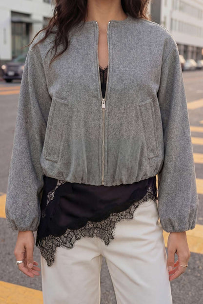 Noelia | Chaqueta  bomber bolsillos