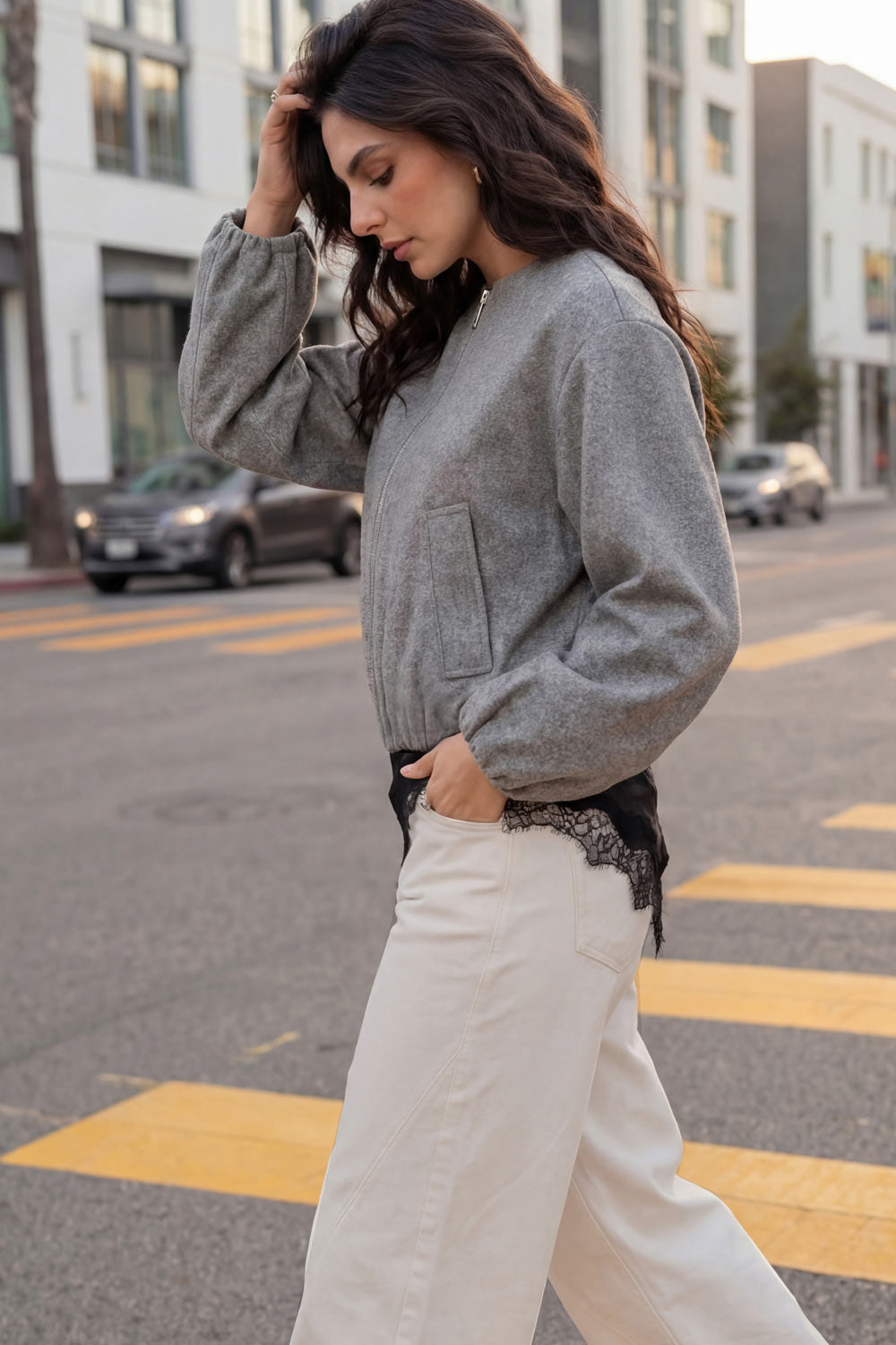Noelia | Chaqueta  bomber bolsillos