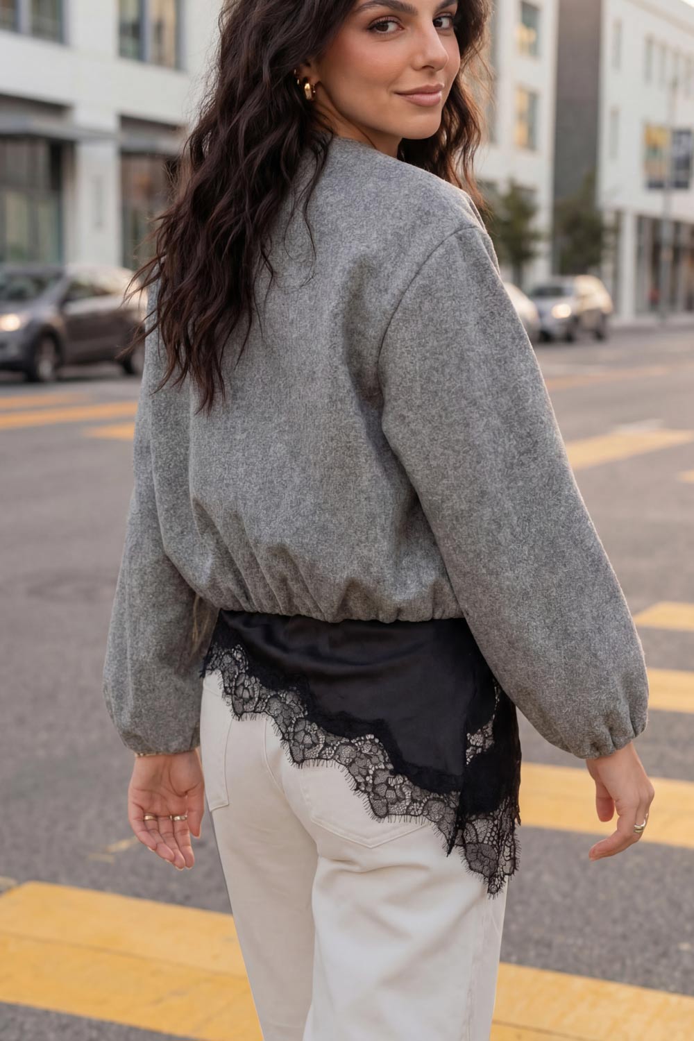 Noelia | Chaqueta  bomber bolsillos