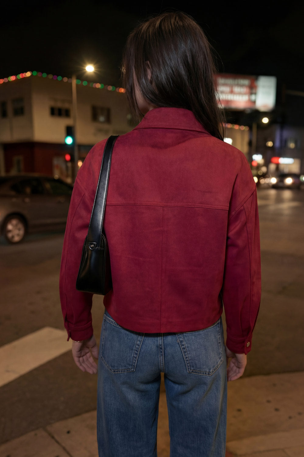 Julia | Chaqueta  corta oversized con bolsillos