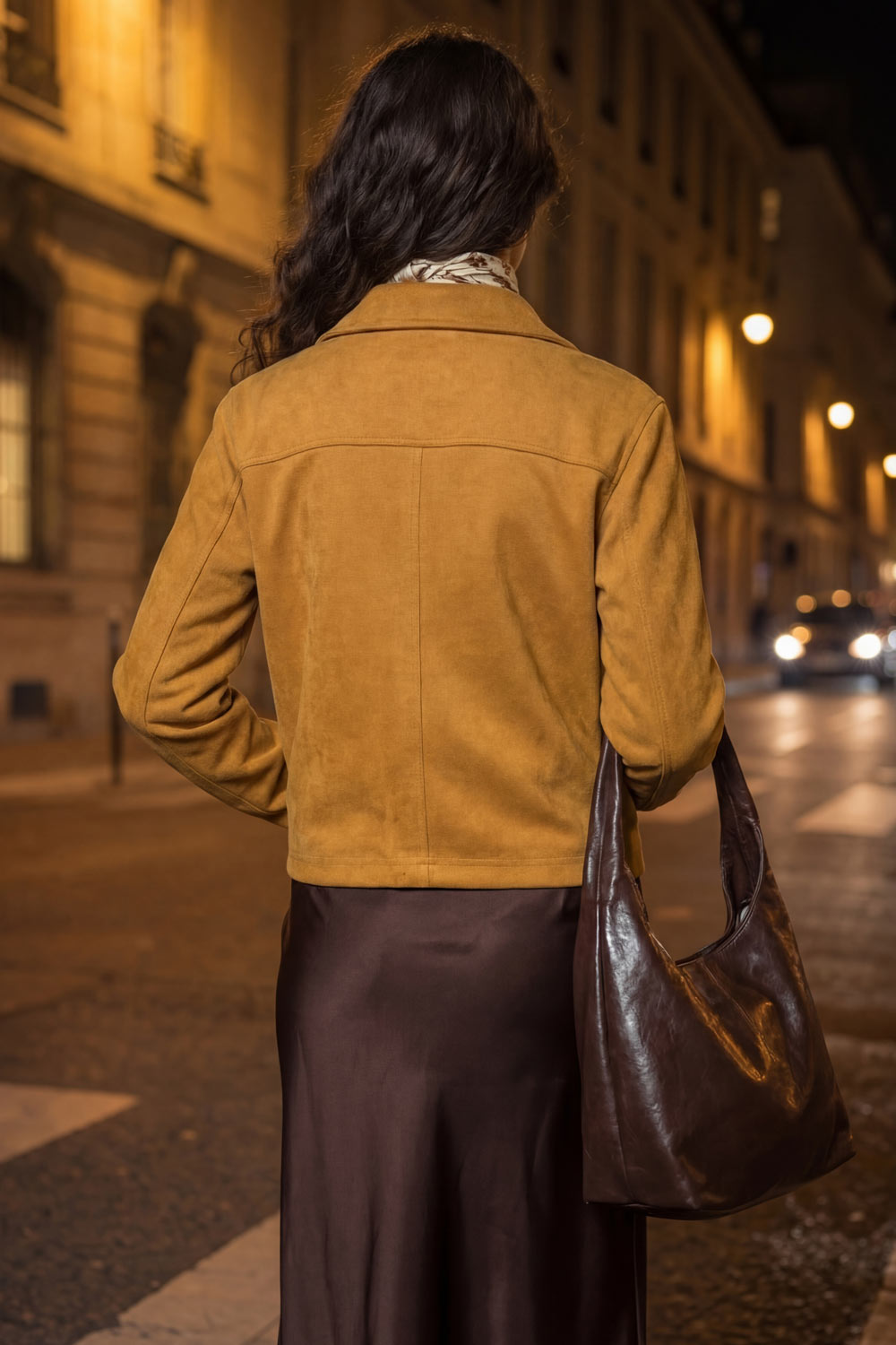 Sonia | Chaqueta efecto ante bolsillos