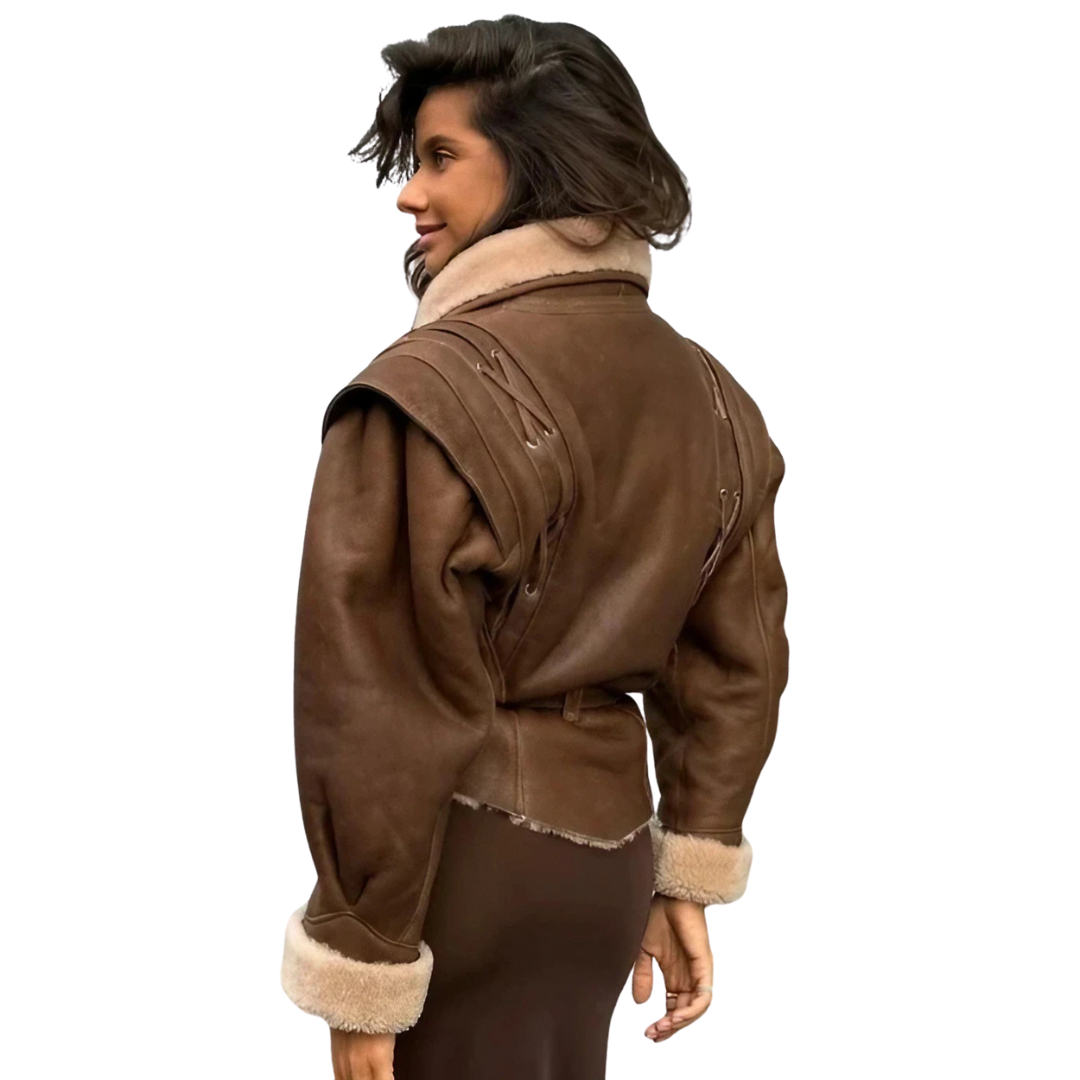 Emma | Chaqueta con efecto pelo