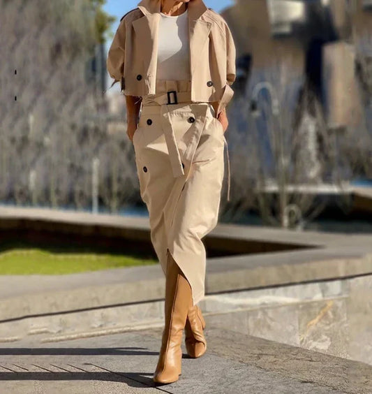 María | Conjunto Elegante de Dos Piezas
