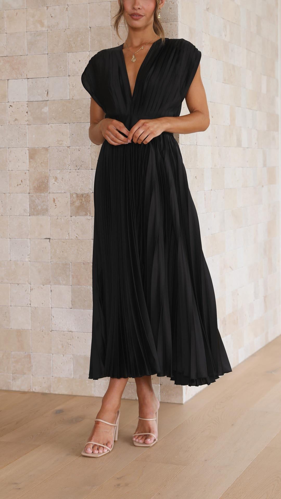 Martina  | Elegante vestido plisado