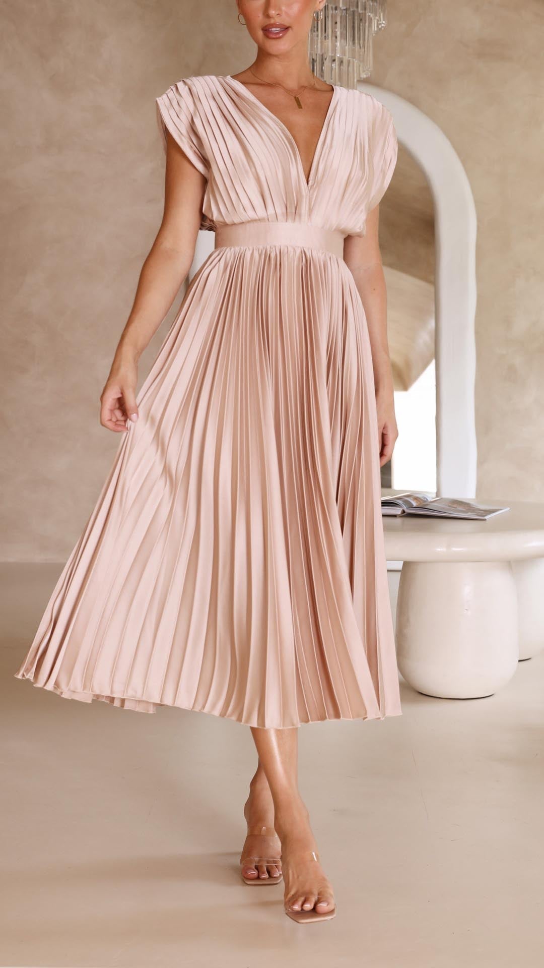 Martina  | Elegante vestido plisado