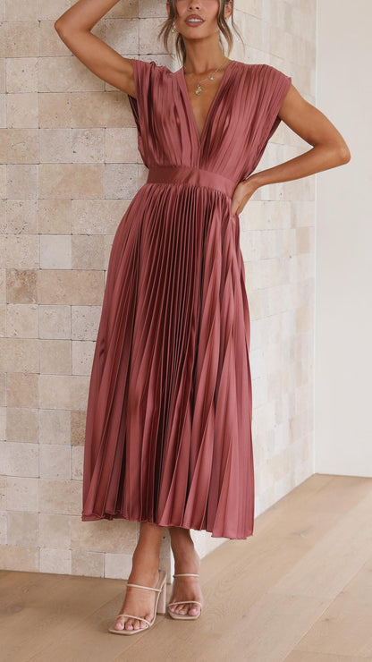 Martina  | Elegante vestido plisado