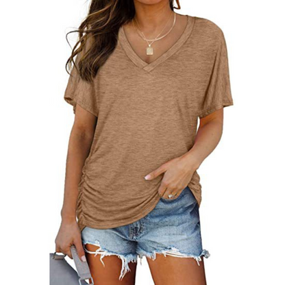 Elena | Camiseta suelta con escote en V