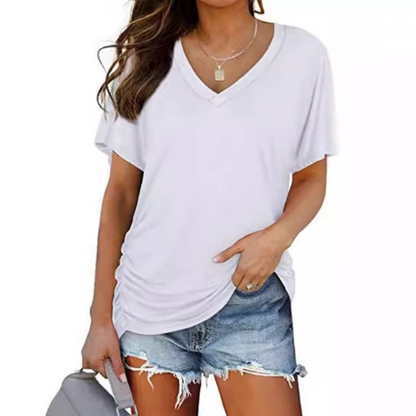Elena | Camiseta suelta con escote en V