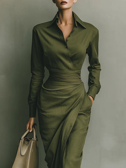Lorena | Vestido maxi entallado elegante
