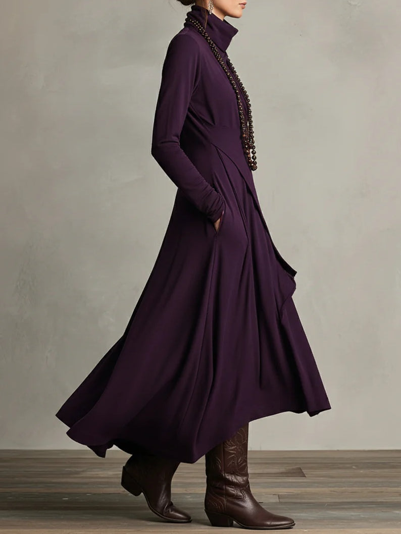 Sonia | Vestido Maxi de Cuello Alto