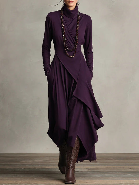 Sonia | Vestido Maxi de Cuello Alto