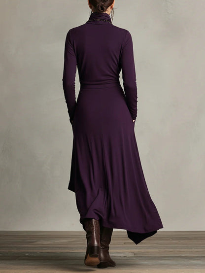 Sonia | Vestido Maxi de Cuello Alto
