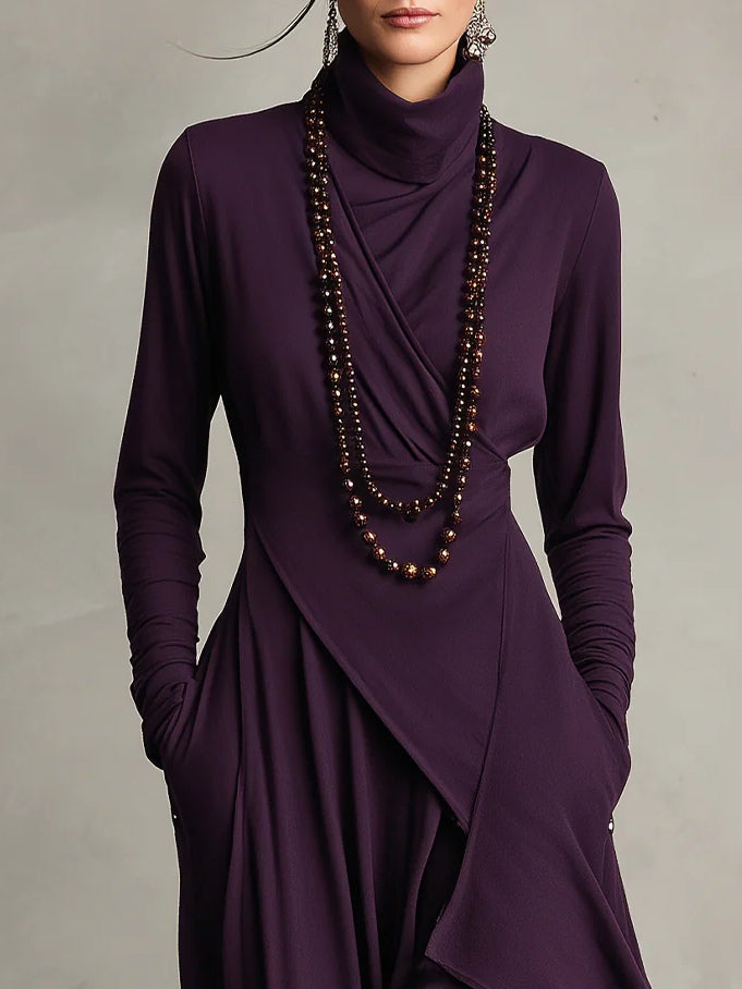 Sonia | Vestido Maxi de Cuello Alto