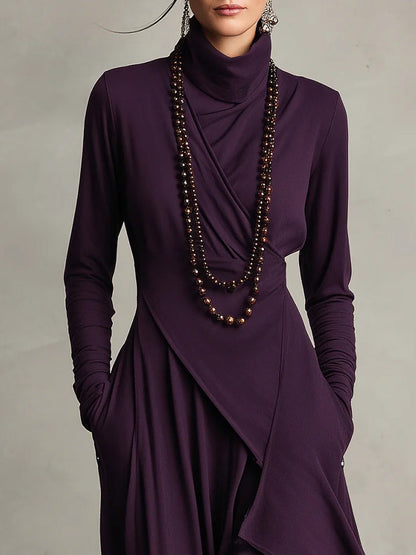 Sonia | Vestido Maxi de Cuello Alto