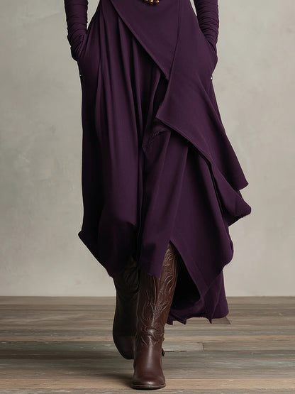 Sonia | Vestido Maxi de Cuello Alto